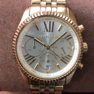 Michael Kors Lexington Gold Watch